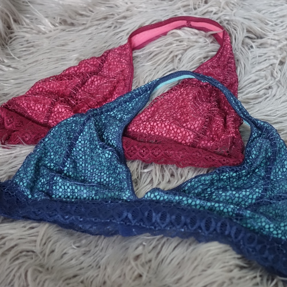 5/$25 Lace Halter Bralettes